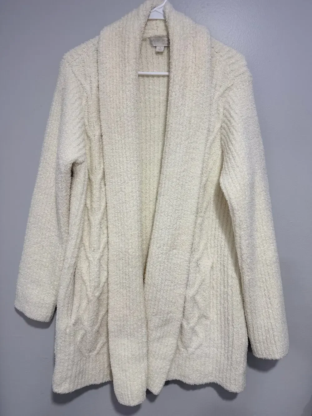 Barefoot Dreams CozyChic Cable Cardigan Small
